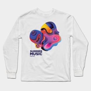 Summer Music Festival Long Sleeve T-Shirt